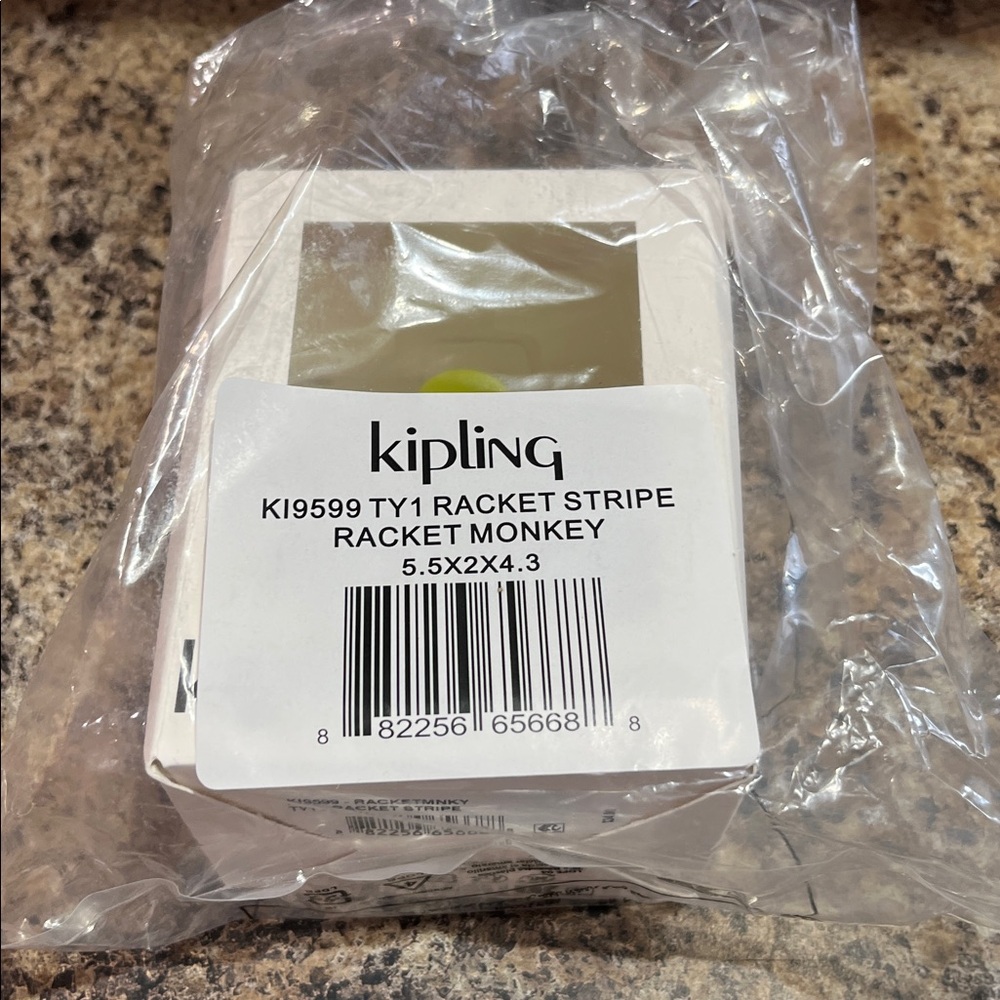 Kipling Racket Monkey Keychain NWT - image 4